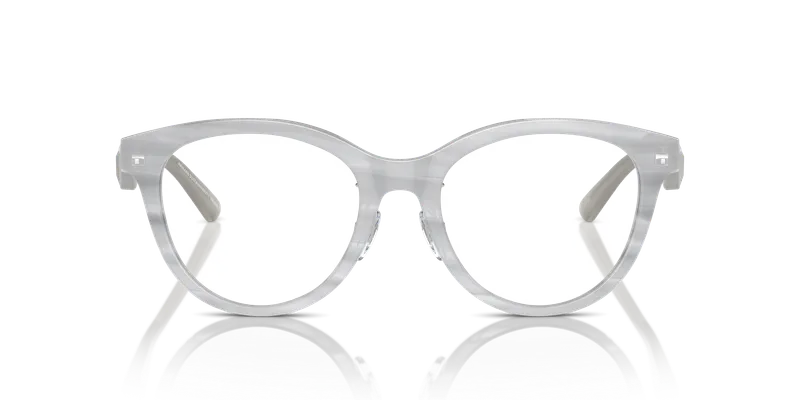 แว่นสายตา Emporio Armani EA3236F-6114 ด้านหน้าตาแมวลายแถบสีเทาเงา