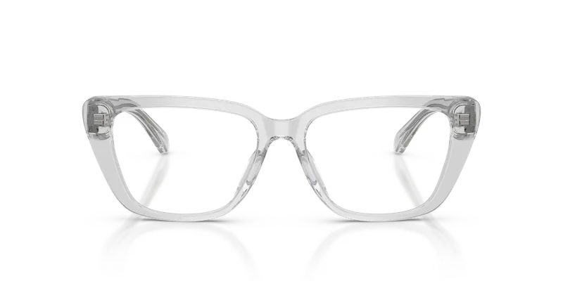 แว่นสายตา Emporio Armani EA3256U-6250 ด้านหน้าตาแมวคริสตัลประกายโปร่งใส
