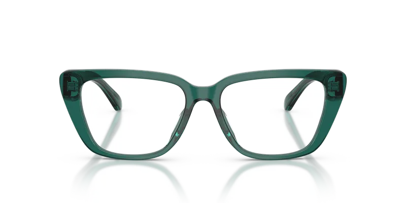 แว่นสายตา Emporio Armani EA3256U-6252 ด้านหน้าตาแมวเขียวใสมันเงาเต็มขอบ