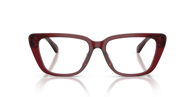 แว่นสายตา Emporio Armani EA3256U-6254 ด้านหน้าตาแมวบอร์โดโปร่งใสประกาย