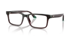 แว่นสายตา Emporio Armani EA3269F-6315 มุมเฉียง กรอบอะซิเตทสีน้ำตาลโอปอลเขียวขัดเงาทรงสี่เหลี่ยม สำหรับผู้ชาย
