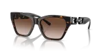 แว่นกันแดด Emporio Armani EA4203U-502613 Shiny Havana Gradient Brown แว่นกันแดด Emporio Armani EA4203U-502613 มุมเฉียง กรอบตาแมวสีฮาวานาประกาย เลนส์น้ำตาลไล่ระดับ สำหรับผู้หญิง
