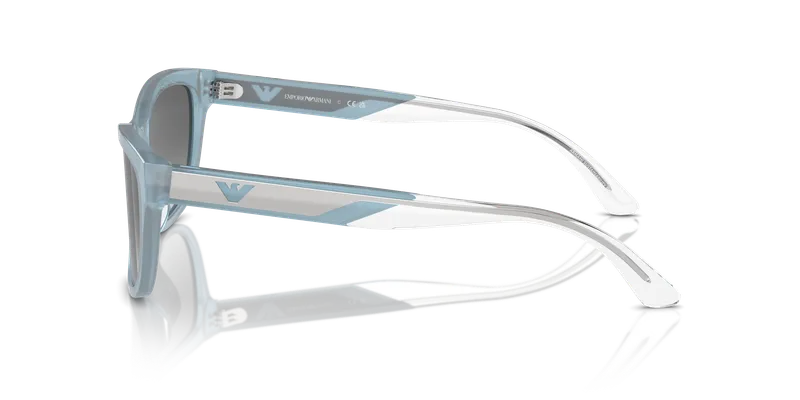 แว่นกันแดด Emporio Armani EA4227U-609611 ด้านข้างขาอะซิเตทท็อปอะซูร์กับคริสตัล