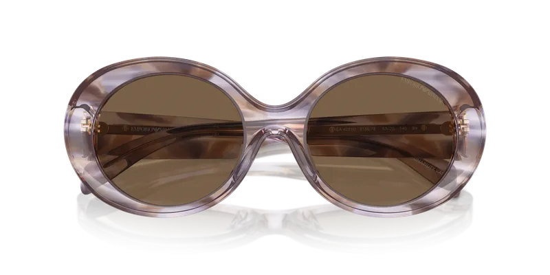 แว่นกันแดด Emporio Armani EA4231U-615673 รายละเอียดหน้ากรอบวงรีผิวขัดเงา