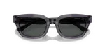 แว่นกันแดด Emporio Armani EA4233U-610687 รายละเอียดหน้าแว่นเทาโปร่งใสผิวขัดเงา
