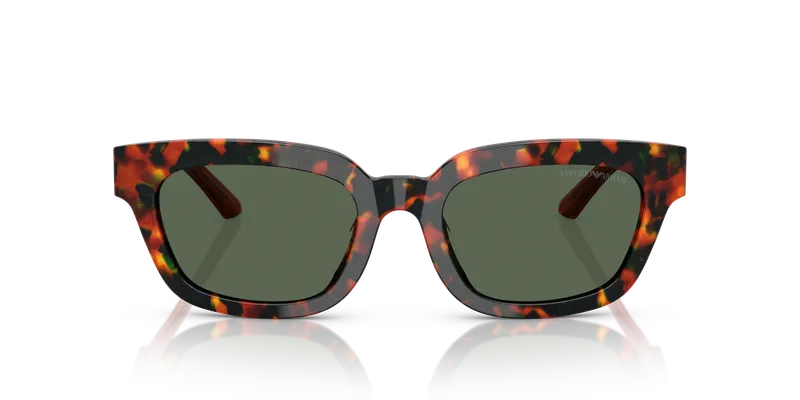 แว่นกันแดด Emporio Armani EA4233U-618271 ด้านหน้า น้ำตาลฮาวานากับเลนส์เขียวเข้ม