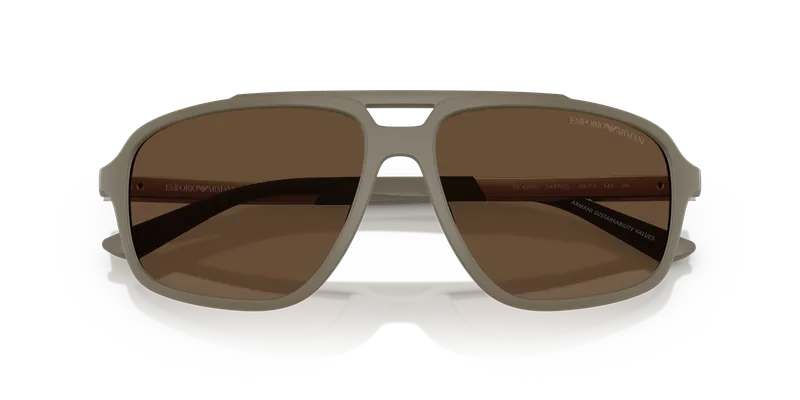 แว่นกันแดด Emporio Armani EA4236U-543773 รายละเอียดหน้ากรอบเบจผิวด้าน