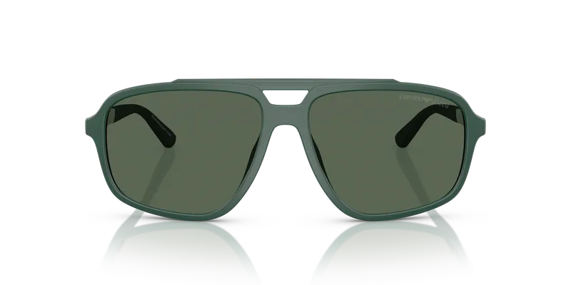 แว่นกันแดด Emporio Armani EA4236U-619071 มุมหน้า เขียวเข้มทั้งกรอบและเลนส์