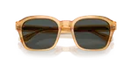 แว่นกันแดด Emporio Armani EA4245U-624687 Shiny Transparent Yellow Dark Grey Emporio Armani EA4245U-624687 ระยะใกล้ด้านหน้า สีเหลืองโปร่งใสมันเงา