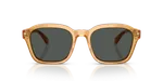 แว่นกันแดด Emporio Armani EA4245U-624687 Shiny Transparent Yellow Dark Grey Emporio Armani EA4245U-624687 ด้านหน้า สีเหลืองโปร่งใสมันเงา