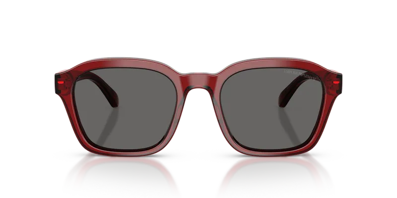 Emporio Armani EA4245U-624887 ด้านหน้า แดงโปร่งใสประกาย