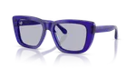 Emporio Armani EA4246U-6253/1 แว่นกันแดดผู้หญิง ม่วงโปร่งใสประกาย มุมเฉียง