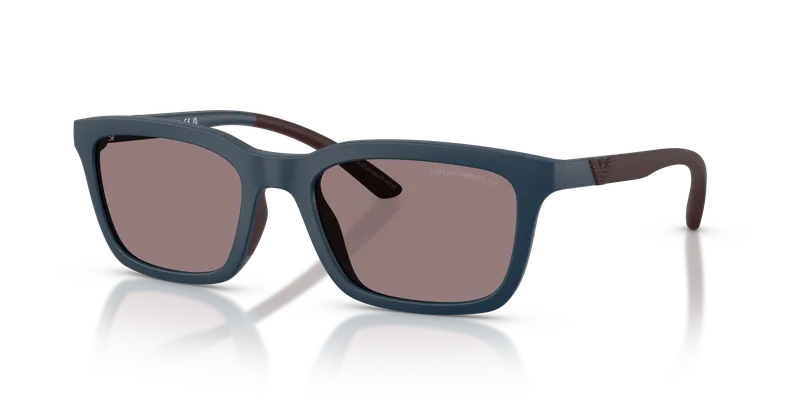 Emporio Armani EA4249U-62607N แว่นกันแดดผู้ชาย น้ำเงินด้าน มุมเฉียง
