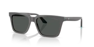 Emporio Armani EA4260F-631487 แว่นกันแดดผู้ชาย สีเทาโอปอล/น้ำเงิน มุมเฉียง