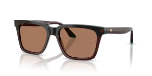 Emporio Armani EA4260F-631573 แว่นกันแดดผู้ชาย สีน้ำตาลโอปอล/เขียว มุมเฉียง