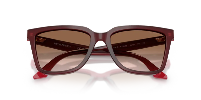 Emporio Armani EA4261F-632013 ระยะใกล้ด้านหน้า Opal Bordeaux/Pink