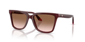 Emporio Armani EA4261F-632013 แว่นกันแดดผู้หญิง Opal Bordeaux/Pink มุมเฉียง