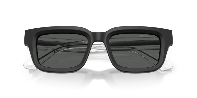 Emporio Armani EA4270F-500187 สีดำด้าน close-up ด้านหน้า