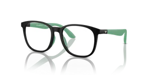 Emporio Armani EK3004F-5001 แว่นสายตาเด็ก ดำด้าน มุมเฉียง