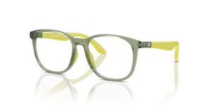 Emporio Armani EK3004F-5359 แว่นสายตาเด็ก สีเขียวใสมันเงา มุมเฉียง