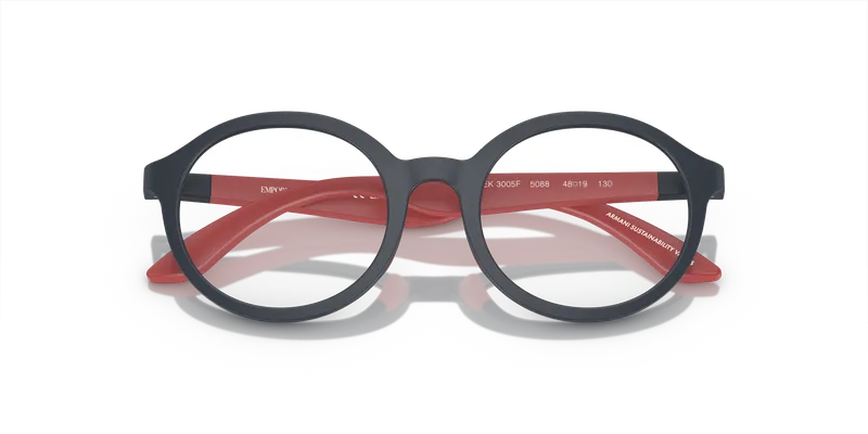 Emporio Armani EK3005F-5088 ระยะใกล้ด้านหน้า น้ำเงินด้าน