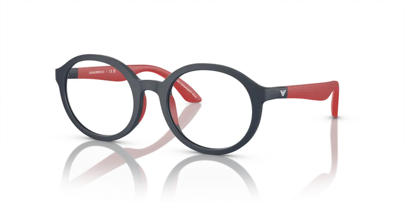 Emporio Armani EK3005F-5088 แว่นสายตาเด็ก น้ำเงินด้าน มุมเฉียง