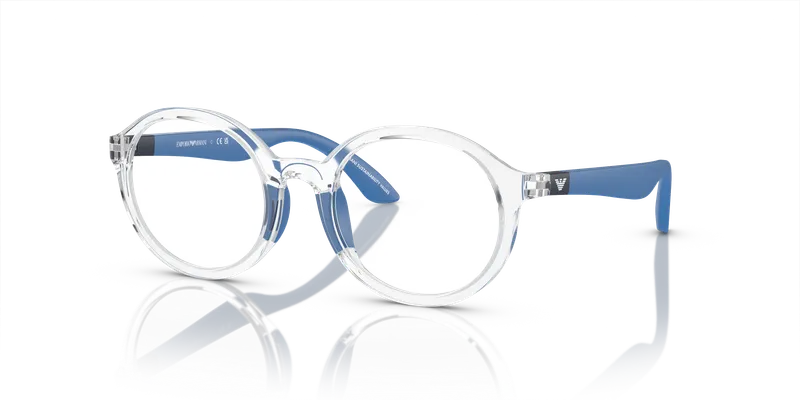 Emporio Armani EK3005F-5893 แว่นสายตาเด็ก คริสตัลประกาย มุมเฉียง