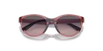 แว่นกันแดด Emporio Armani EK4003F-537646 Shiny Transparent Lilac Grey Pink Gradient Emporio Armani EK4003F-537646 ระยะใกล้ด้านหน้า ไลแลคโปร่งใสประกาย