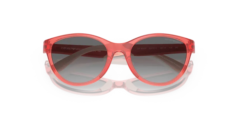 Emporio Armani EK4003F-537711 ระยะใกล้ด้านหน้า Shiny Transparent Coral