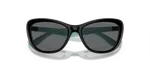 แว่นกันแดด Emporio Armani EK4004F-501787 Black Dark Grey Emporio Armani EK4004F-501787 ระยะใกล้ด้านหน้า ดำ