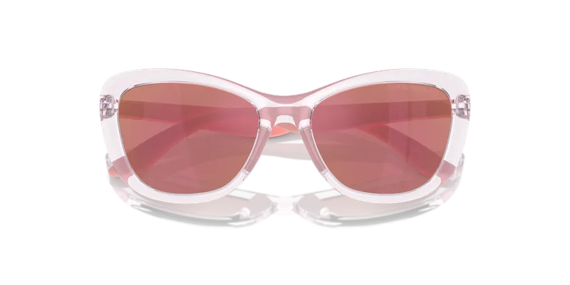 Emporio Armani EK4004F-6139D0 ระยะใกล้ด้านหน้า ชมพูโปร่งใสประกาย
