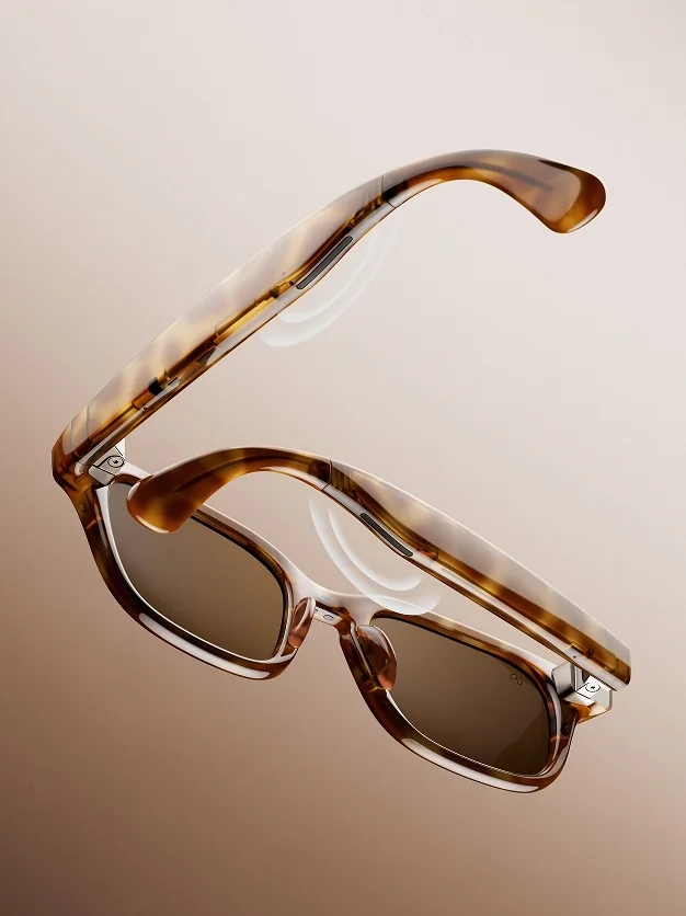 ลำโพงแบบเปิดหู จากแคมเปญ Meta AI glasses