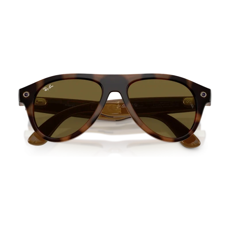 Rayban Meta Aviator Gen 3 สี Havana เลนส์ Brown พับขาแว่น