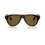 Rayban Meta Aviator Gen 3 สี Havana เลนส์ Brown มุมหน้า