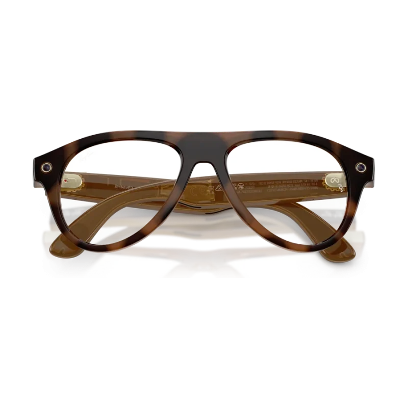 Rayban Meta Aviator Gen 3 สี Havana เลนส์ Transitions Gen S Brown พับขาแว่น
