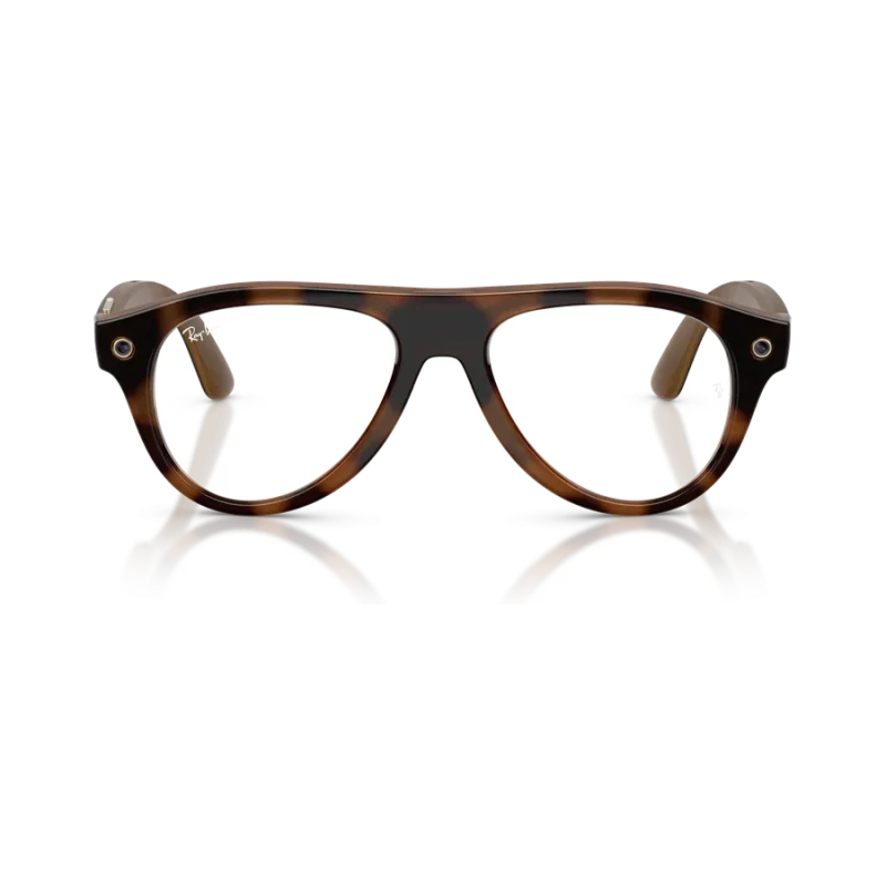 Rayban Meta Aviator Gen 3 สี Havana เลนส์ Transitions Gen S Brown มุมหน้า