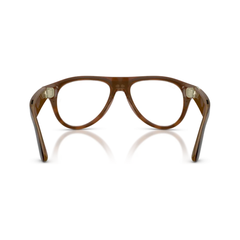 Rayban Meta Aviator Gen 3 สี Havana เลนส์ Transitions Gen S Brown มุมด้านหลัง