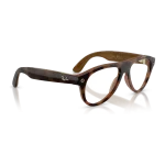 Rayban Meta Aviator Gen 3 สี Havana เลนส์ Transitions Gen S Brown มุมเฉียงขวา