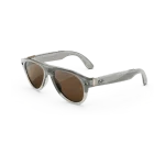 Rayban Meta Aviator Gen 3 สี Milky Warm Beige เลนส์ Transitions Brown มุมเฉียงซ้าย