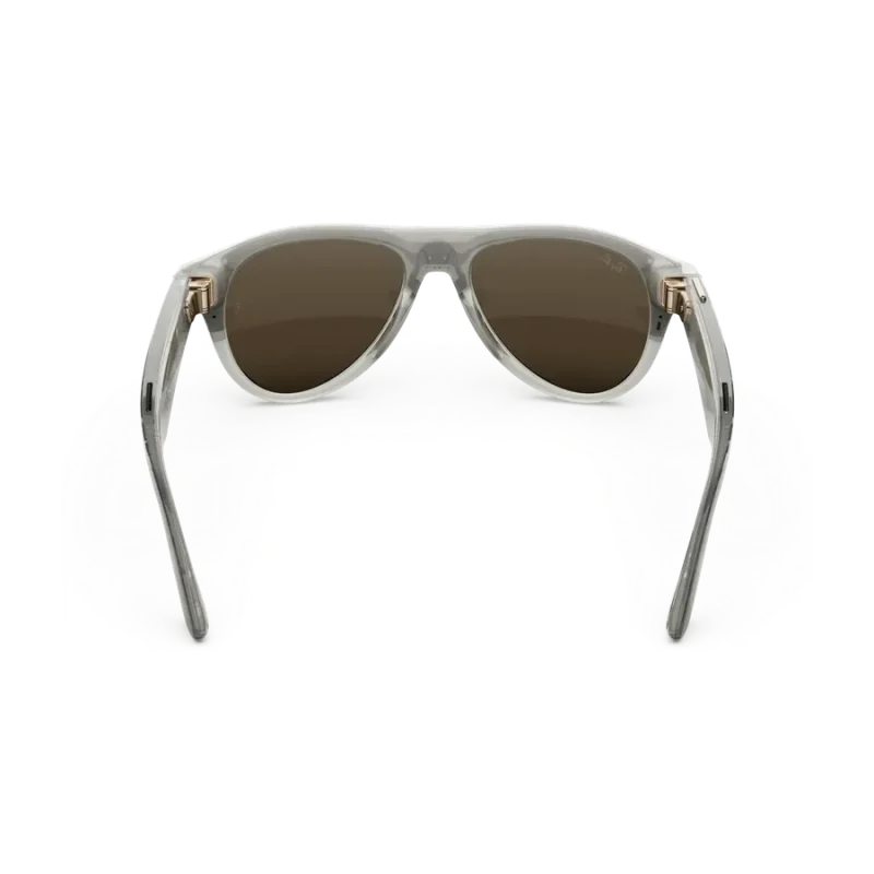 Rayban Meta Aviator Gen 3 สี Milky Warm Beige เลนส์ Transitions Brown มุมด้านหลัง