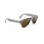 Rayban Meta Aviator Gen 3 สี Milky Warm Beige เลนส์ Transitions Brown มุมเฉียงขวา