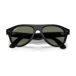 Rayban Meta Aviator Gen 3 สี Shiny Black เลนส์ Polarized Green พับขาแว่น Rayban Meta Aviator Gen 3 สี Shiny Black เลนส์ Polarized Green พับขาแว่น