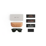 Rayban Meta Aviator Gen 3 สี Shiny Black เลนส์ Transitions Gen S Graphite Green อุปกรณ์ในกล่องพร้อมเคสชาร์จ