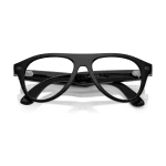 Rayban Meta Aviator Gen 3 สี Shiny Black เลนส์ Transitions Gen S Graphite Green พับขาแว่น