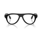 Rayban Meta Aviator Gen 3 สี Shiny Black เลนส์ Transitions Gen S Graphite Green มุมหน้า
