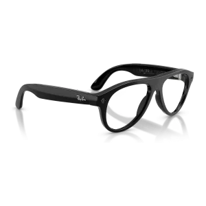 Rayban Meta Aviator Gen 3 Shiny Black Transitions Graphite Green