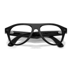 rayban-meta-aviator-optics-gen-3-shiny-black-clear-folded Rayban Meta Aviator Optics Gen 3 สี Shiny Black เลนส์ใส Demo Lens พับขาแว่น