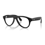rayban-meta-aviator-optics-gen-3-shiny-black-clear-quarter-left Rayban Meta Aviator Optics Gen 3 สี Shiny Black เลนส์ใส Demo Lens มุมเฉียงซ้าย