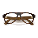 rayban-meta-aviator-optics-gen-3-shiny-havana-clear-folded Rayban Meta Aviator Optics Gen 3 สี Shiny Havana เลนส์ใส Demo Lens พับขาแว่น
