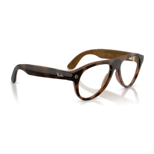 Rayban Meta Aviator Optics Gen 3 Shiny Havana Clear